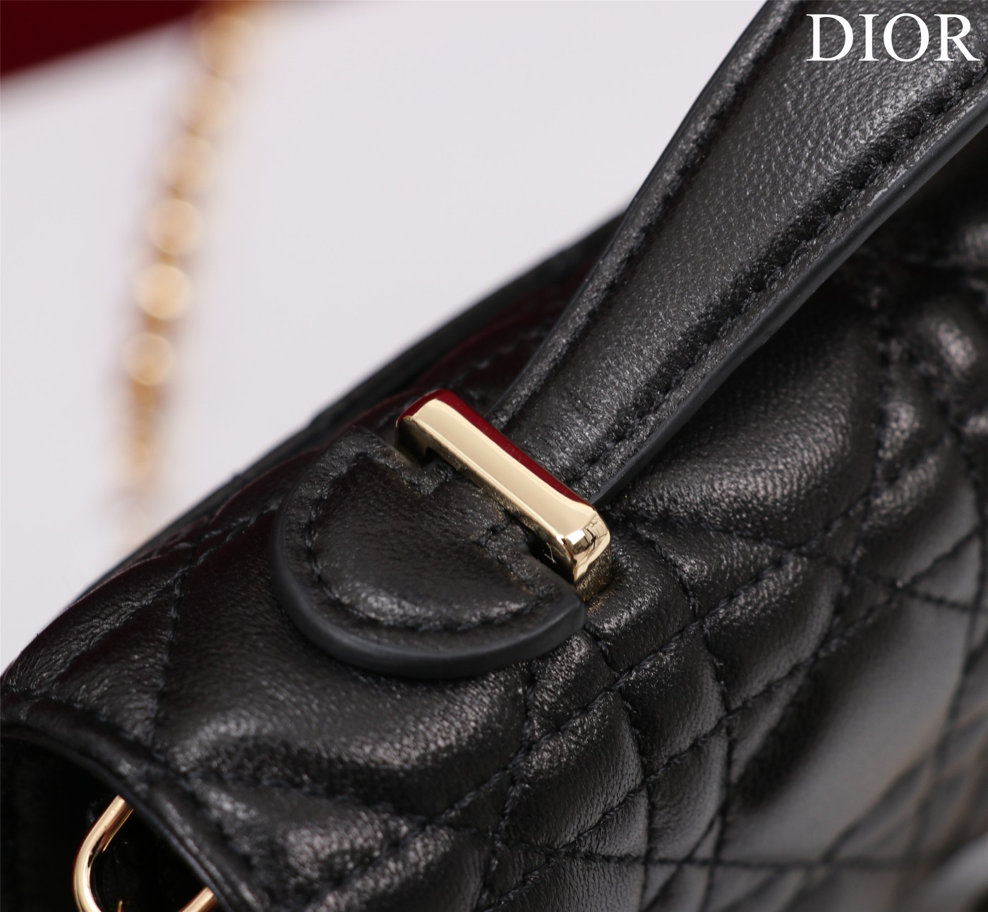 My Dior Mini Bag Black Cannage Lambskin